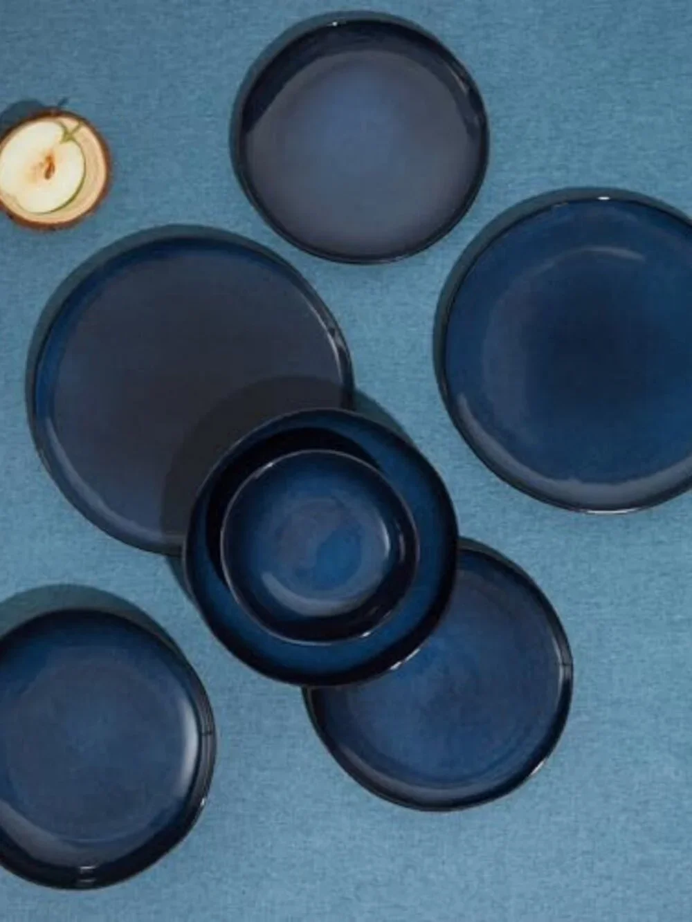 Stylish Stoneware Dinnerware Set for 4 - 12 Piece Ceramic Plates & Bowls